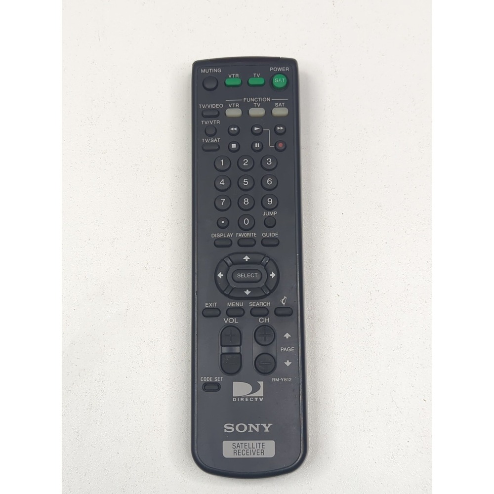 Sony 4-978-977 Tv Television Remote Control Black Pip Swap Freeze‎ Ch Vcr Dvd